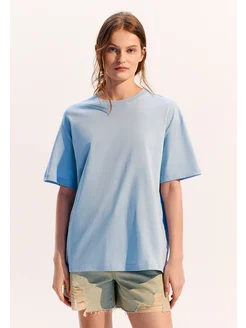 Футболка базовая хлопковая оверсайз